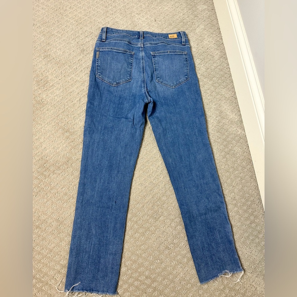Sz 29 Paige Hoxton Slim Myla Wash stretch straight leg - Picture 2 of 10